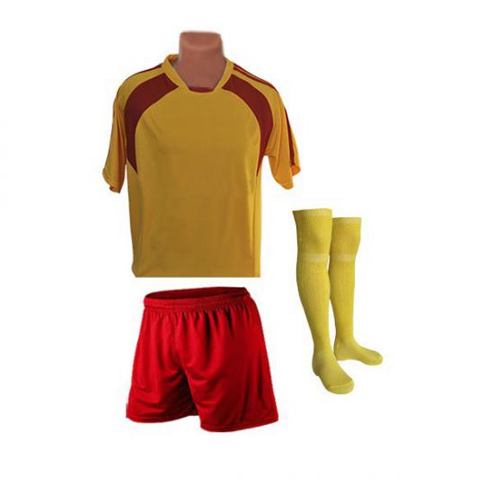 Futbol Forması,Şort,Çorap Gordillo8 Sarı-Kırmızı